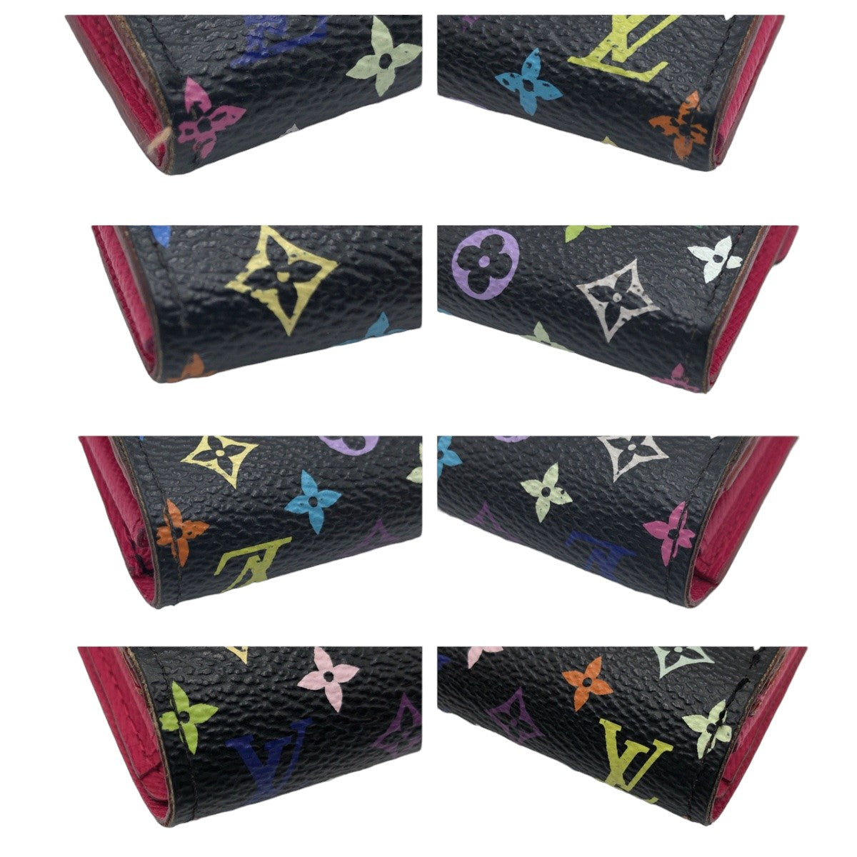 LOUIS VUITTON ルイヴィトン モノグラム  ポルトフォイユ サラ マルチカラー ブラック 黒 ノワール グルナード ゴールド金具 PVC M93747 長財布 ロングウォレット  レディース