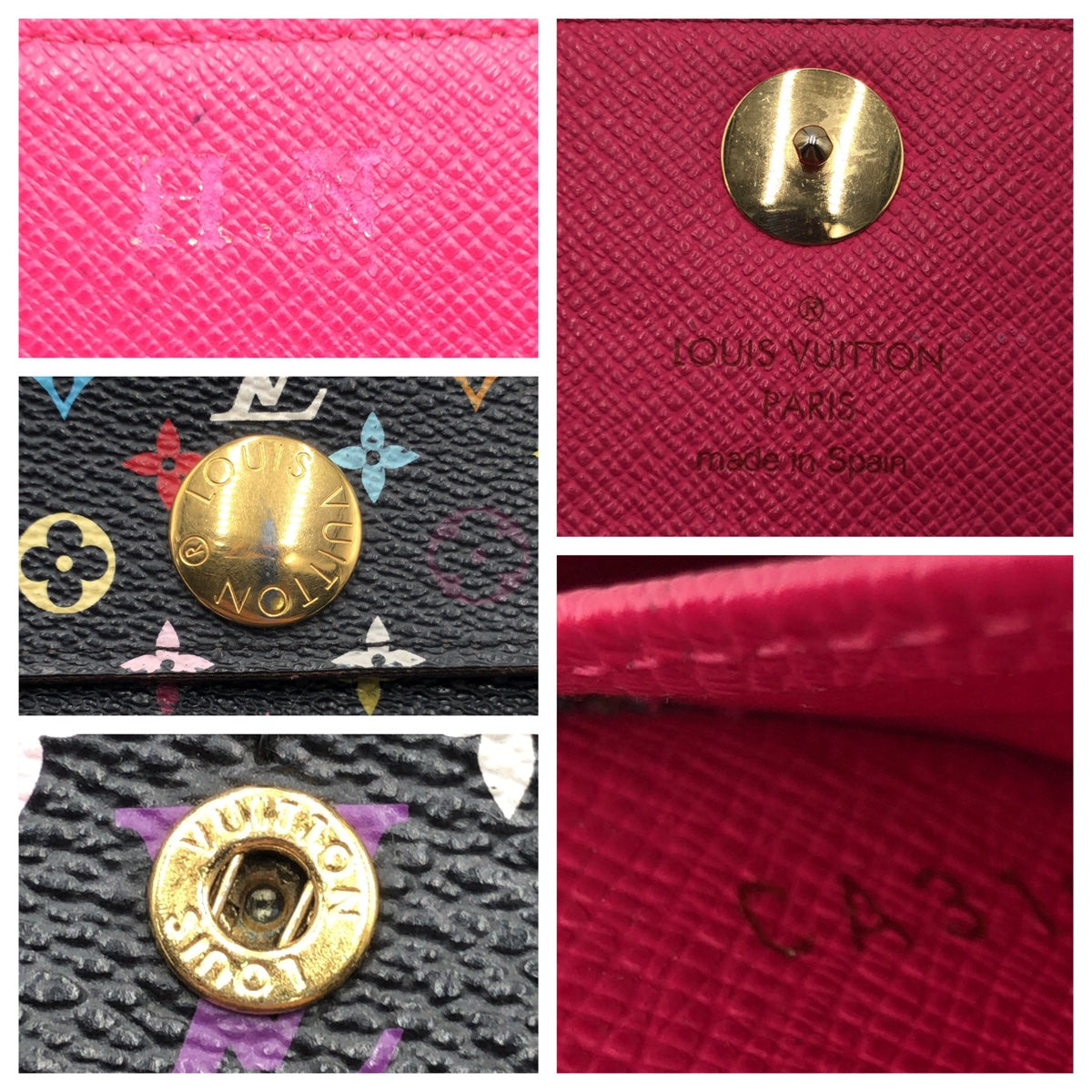 LOUIS VUITTON ルイヴィトン モノグラム  ポルトフォイユ サラ マルチカラー ブラック 黒 ノワール グルナード ゴールド金具 PVC M93747 長財布 ロングウォレット  レディース