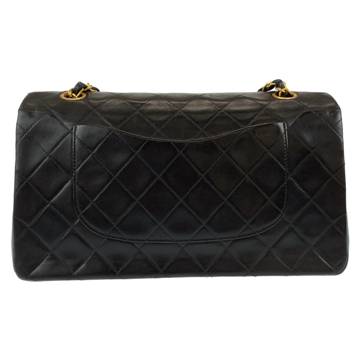 CHANEL シャネル ヴィンテージ マトラッセ ココマーク ターンロック ブラック 黒 ゴールド金具 ラムスキン A01112 ショルダーバッグ ハンドバッグ  レディース