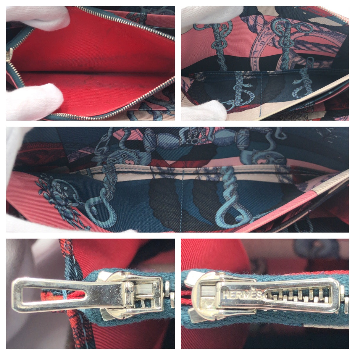 10418
HERMES エルメス アザップ ロング シルクイン ローズコンフェッティ ピンク シルバー金具 ヴォーエプソン 長財布 ロングウォレット ラウンドファスナー T刻印  レディース