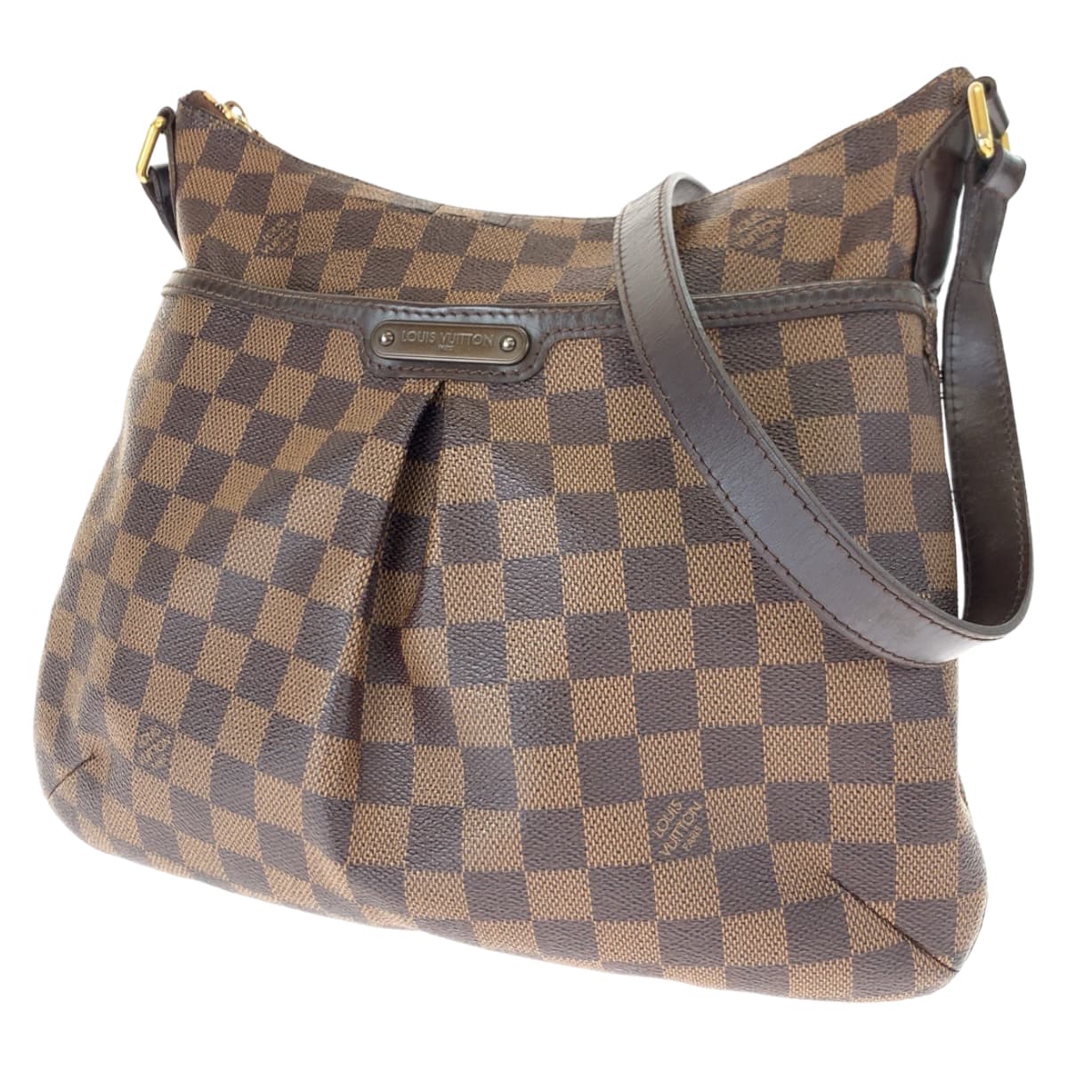 LOUIS VUITTON ルイヴィトン ダミエ ブルームズベリ PM ブラウン 茶 ゴールド金具 PVC N42251 ショルダーバッグ 斜め掛け  レディース