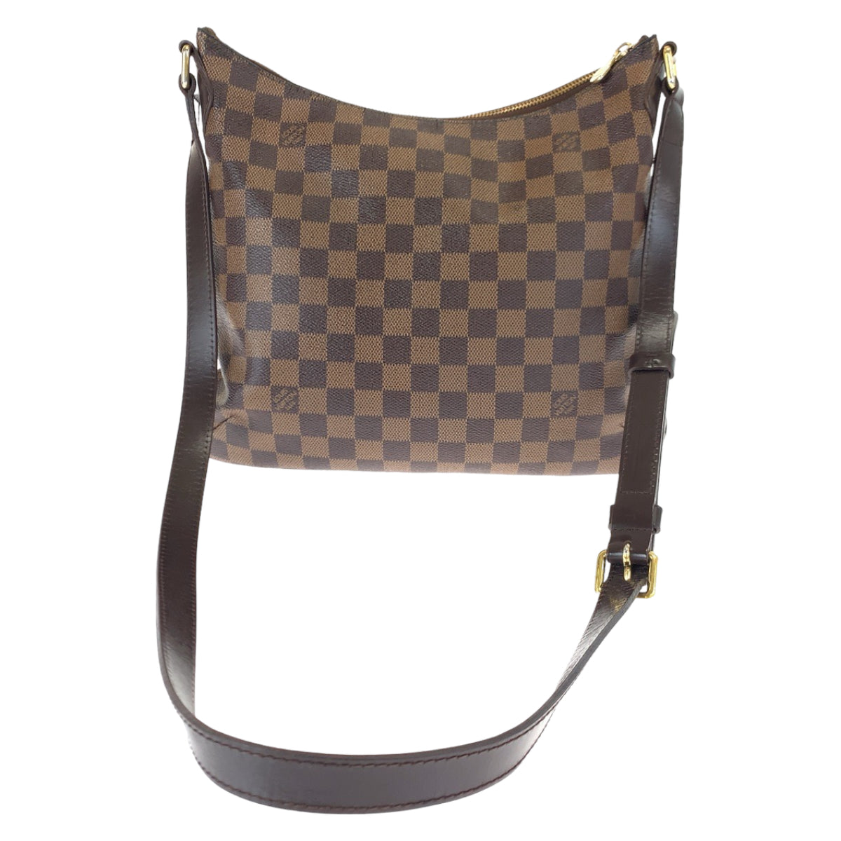 LOUIS VUITTON ルイヴィトン ダミエ ブルームズベリ PM ブラウン 茶 ゴールド金具 PVC N42251 ショルダーバッグ 斜め掛け  レディース