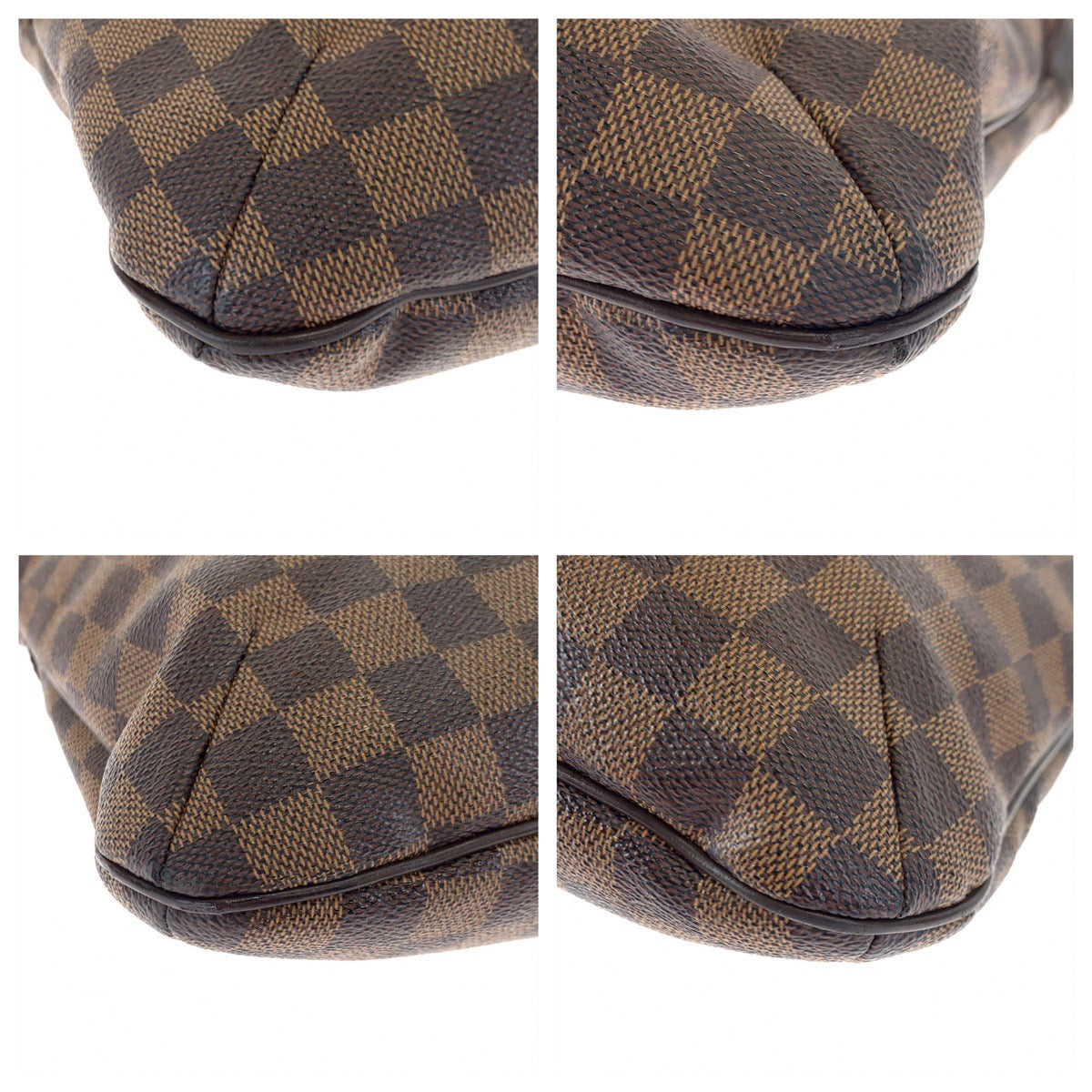 LOUIS VUITTON ルイヴィトン ダミエ ブルームズベリ PM ブラウン 茶 ゴールド金具 PVC N42251 ショルダーバッグ 斜め掛け  レディース