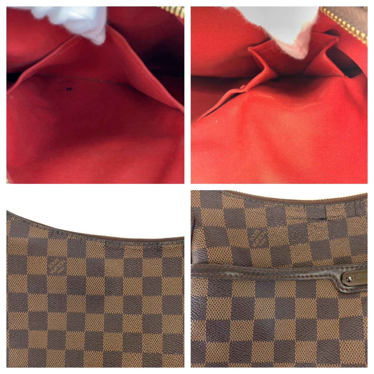 LOUIS VUITTON ルイヴィトン ダミエ ブルームズベリ PM ブラウン 茶 ゴールド金具 PVC N42251 ショルダーバッグ 斜め掛け  レディース