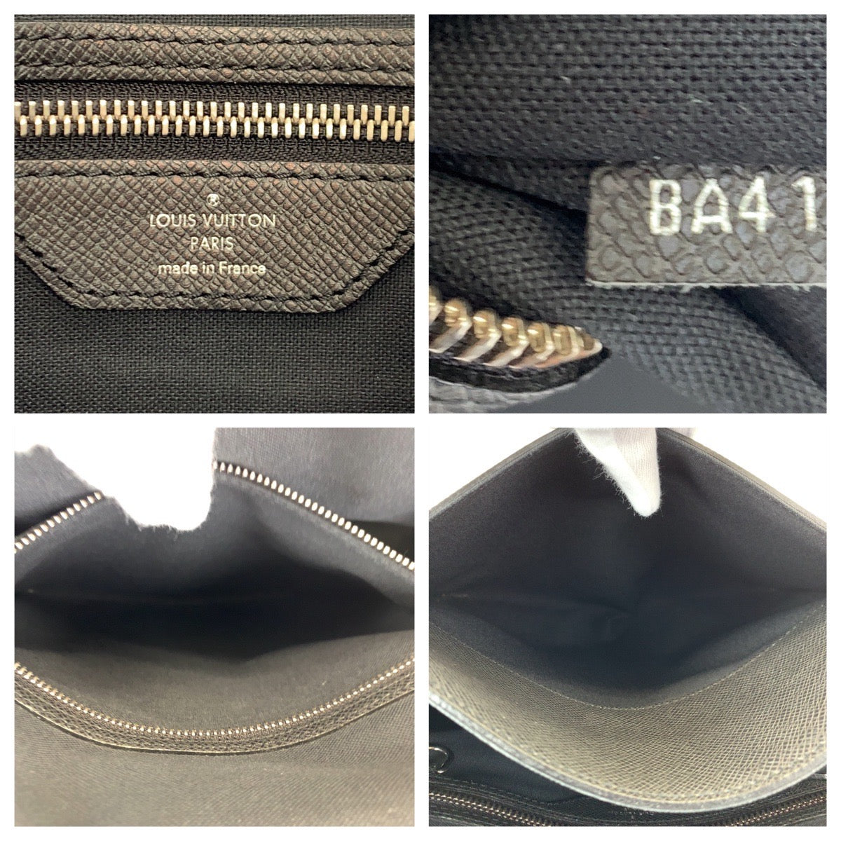 H-00597
LOUIS VUITTON ルイヴィトン タイガ ロマン MM アルドワーズ ブラック 黒 シルバー金具 カーフ M32682 ショルダーバッグ 斜め掛け  メンズ