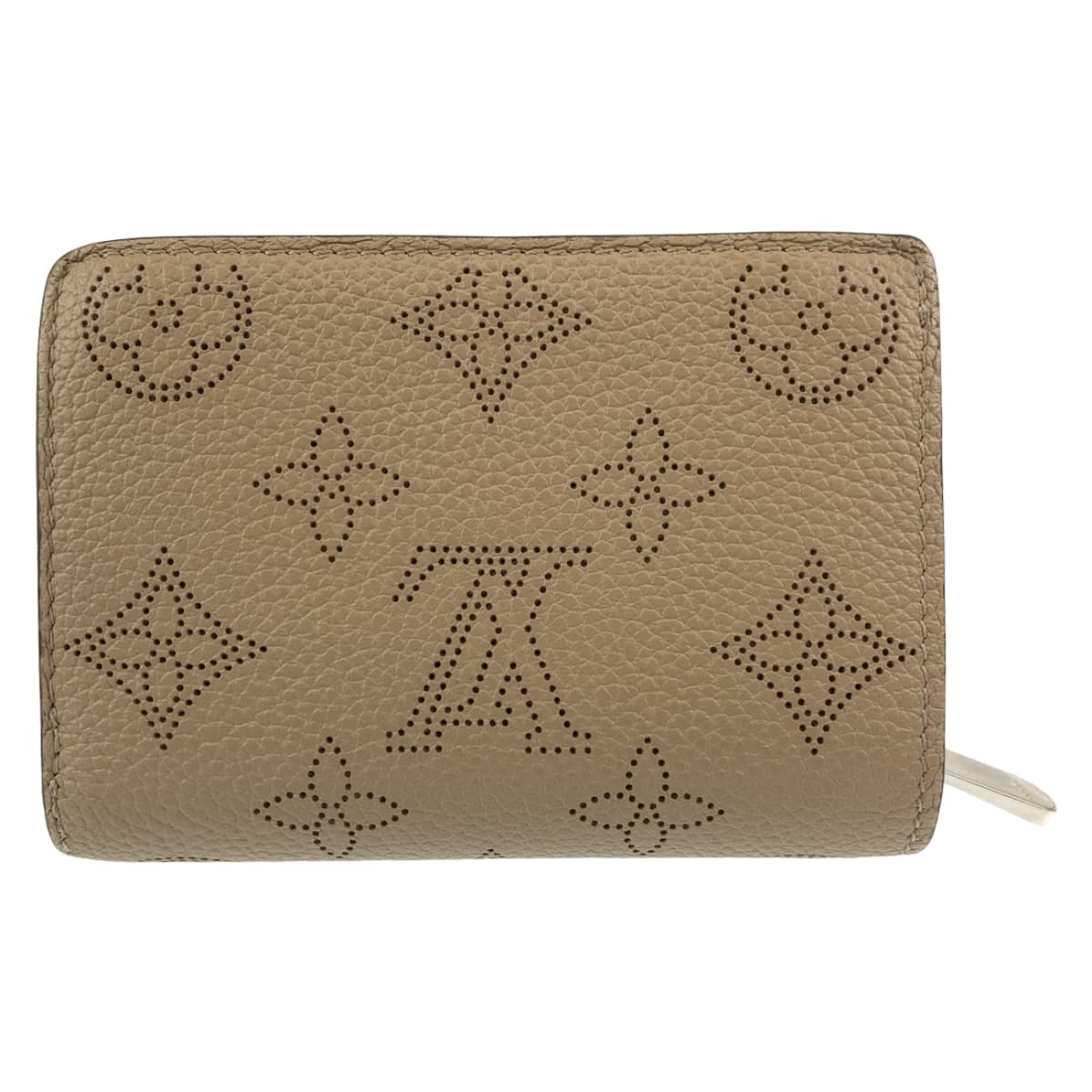 LOUIS VUITTON ルイヴィトン ポルトフォイユ クレア ガレ ベージュ モノグラムマヒナ M80817 二つ折り財布 コンパクトウォレット  レディース