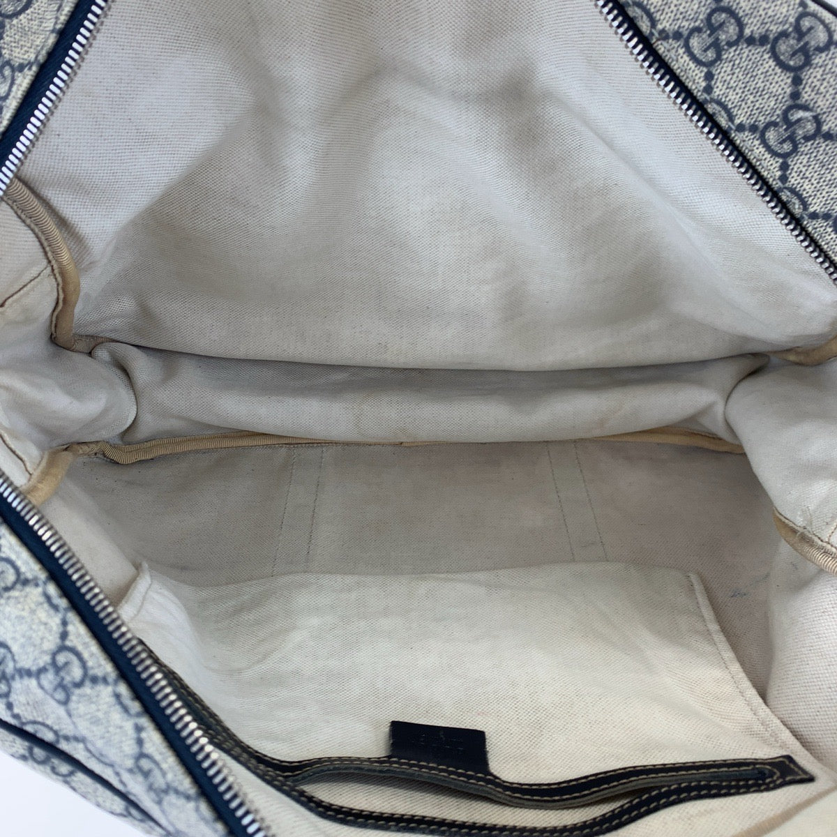 10428
GUCCI グッチ スプリーム ネイビー ライトグレー GGスプリームキャンバス 246478 ビジネスバッグ ブリーフケース A4対応  メンズ