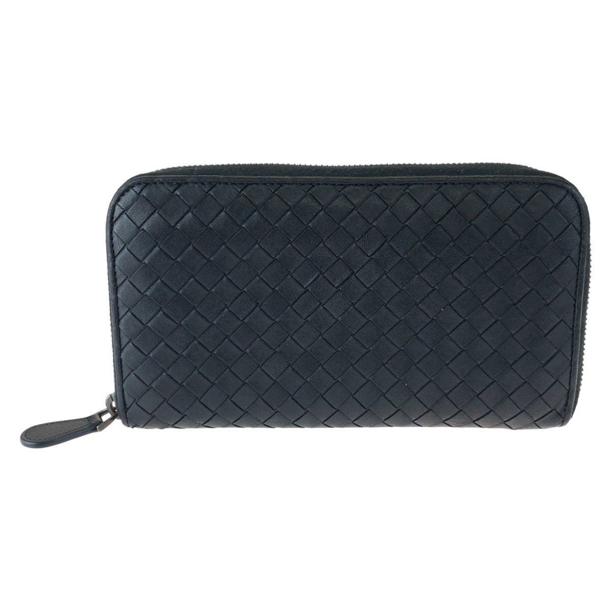 10430
 
BOTTEGAVENETA Bottega Veneta Intrecciato Black Silver Hardware Lambskin 114076 1000 Long Wallet Round Zipper Men's