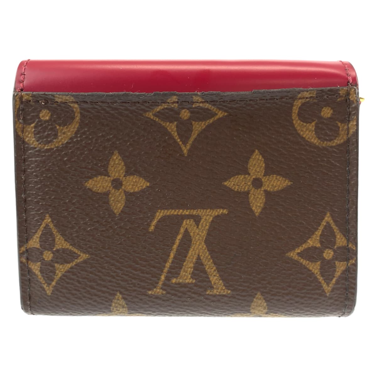 H-00609
LOUIS VUITTON ルイヴィトン モノグラム ポルトフォイユ ゾエ ヒューシャ ワインレッド ブラウン 茶 PVC / カーフ M62932 三つ折り財布 コンパクトウォレット  レディース
