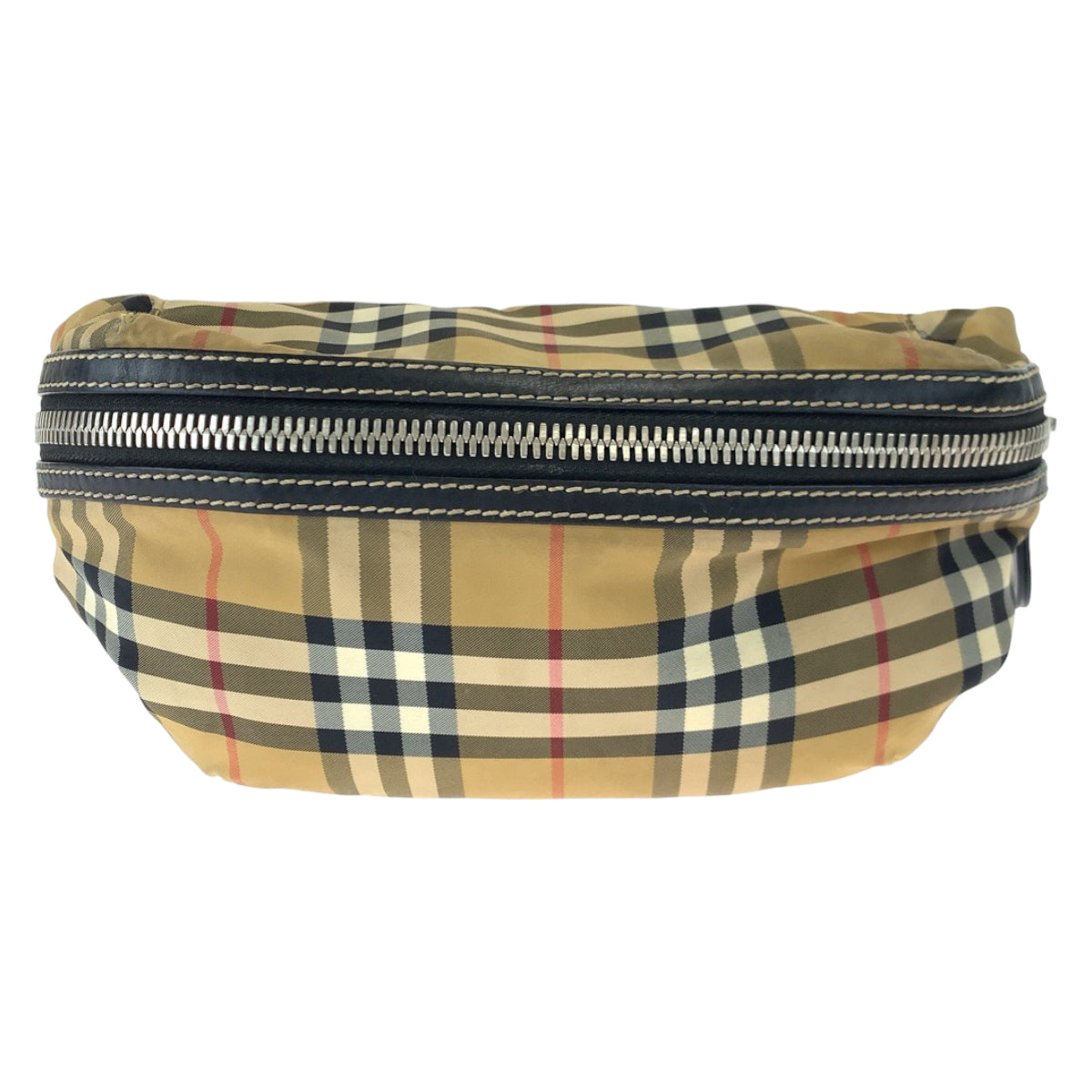 H-00610
BURBERRY バーバリー ビンテージチェック ブラウン 茶 ナイロン 8005521 ウエストバッグ ボディバッグ  レディース