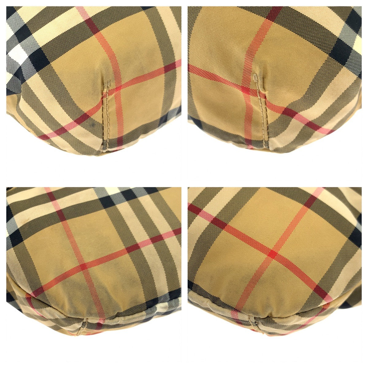 H-00610
BURBERRY バーバリー ビンテージチェック ブラウン 茶 ナイロン 8005521 ウエストバッグ ボディバッグ  レディース