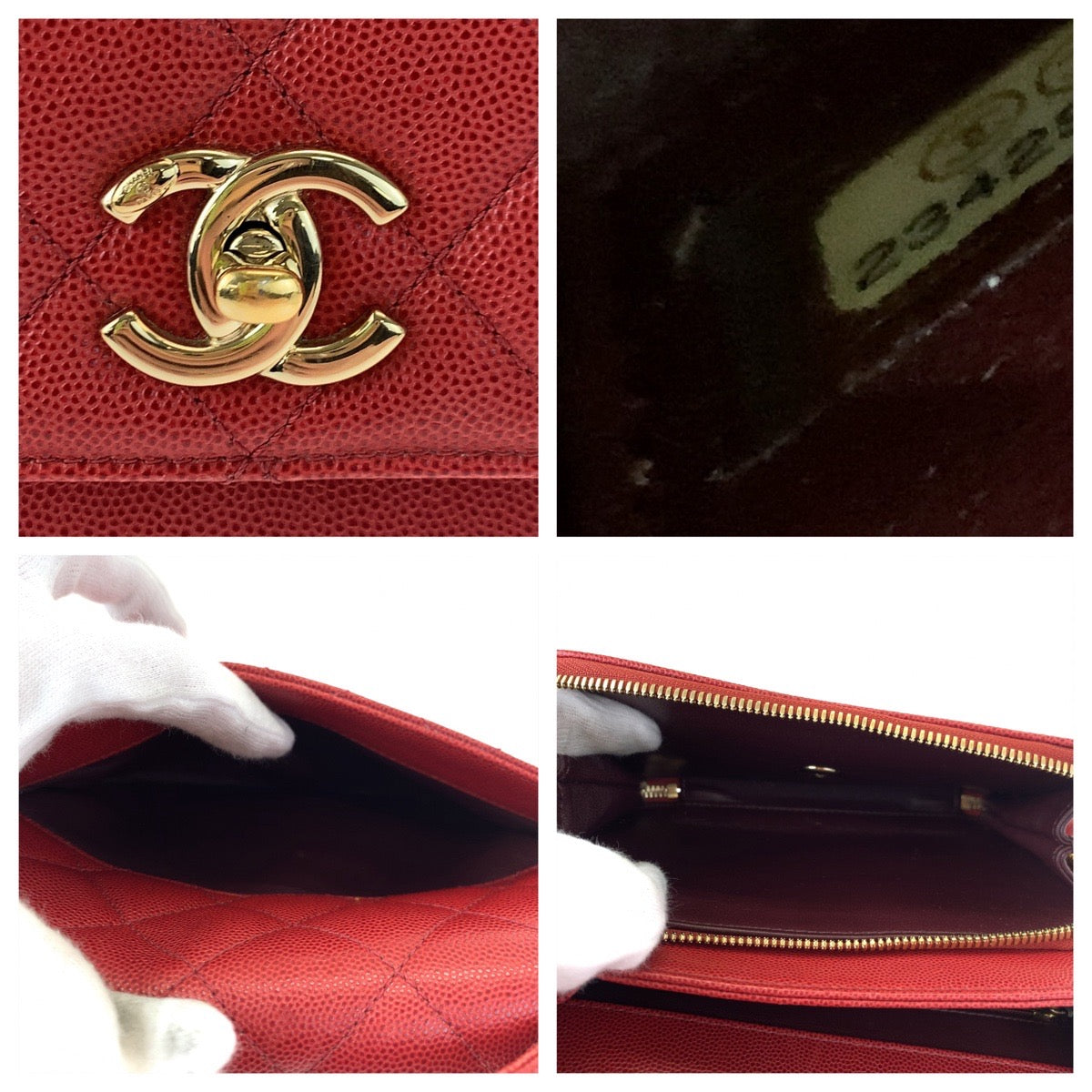 CHANEL シャネル マトラッセ シングルフラップ ビジネスアフィニティ ココマーク ターンロック レッド 赤 ゴールド金具 キャビアスキン ショルダーバッグ ハンドバッグ 2WAY  レディース