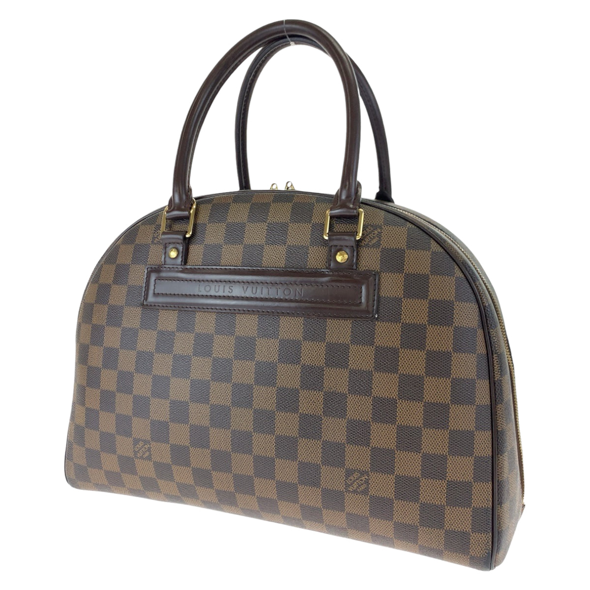 LOUIS VUITTON ルイヴィトン ダミエ ノリータ ブラウン 茶 ゴールド金具 PVC N41455 ボストンバッグ ハンドバッグ  レディース