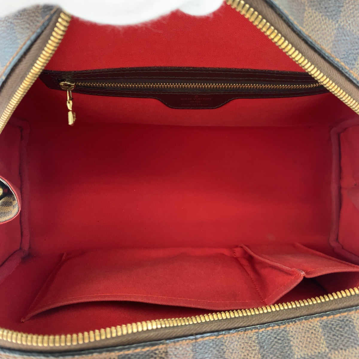 LOUIS VUITTON ルイヴィトン ダミエ ノリータ ブラウン 茶 ゴールド金具 PVC N41455 ボストンバッグ ハンドバッグ  レディース