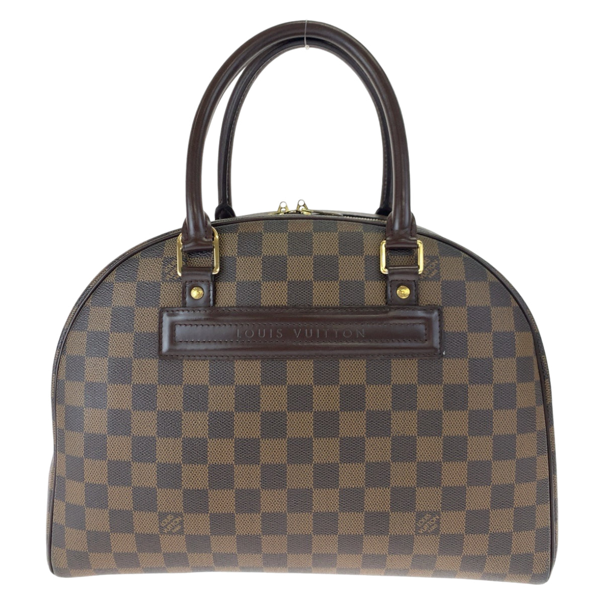 LOUIS VUITTON ルイヴィトン ダミエ ノリータ ブラウン 茶 ゴールド金具 PVC N41455 ボストンバッグ ハンドバッグ  レディース