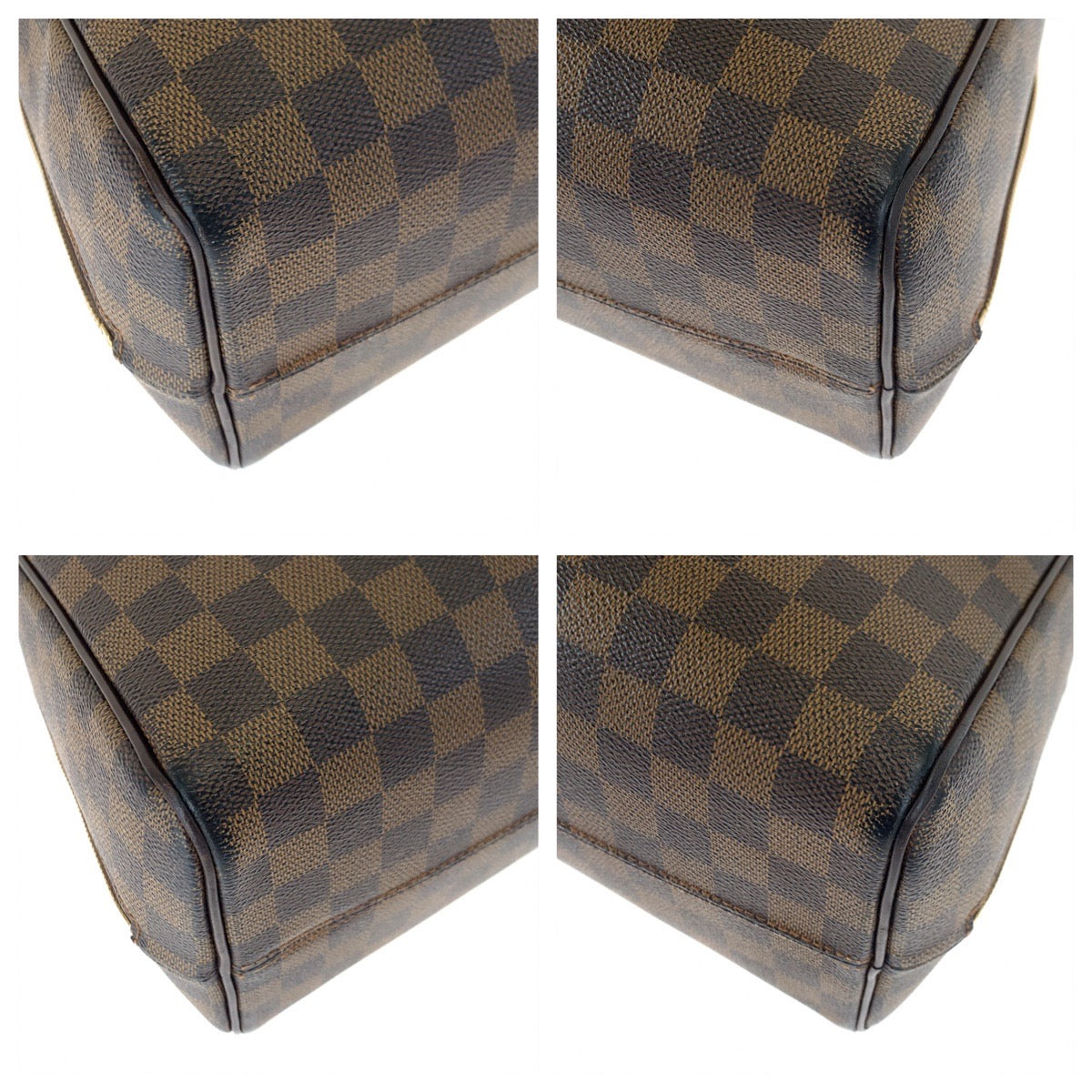 LOUIS VUITTON ルイヴィトン ダミエ ノリータ ブラウン 茶 ゴールド金具 PVC N41455 ボストンバッグ ハンドバッグ  レディース