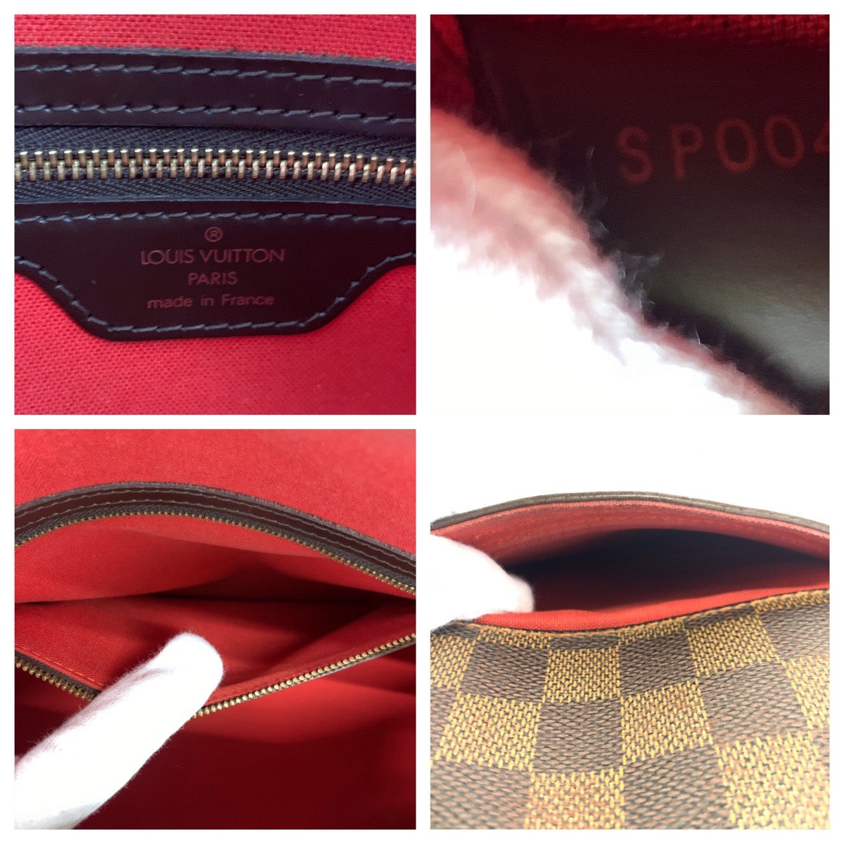LOUIS VUITTON ルイヴィトン ダミエ ノリータ ブラウン 茶 ゴールド金具 PVC N41455 ボストンバッグ ハンドバッグ  レディース