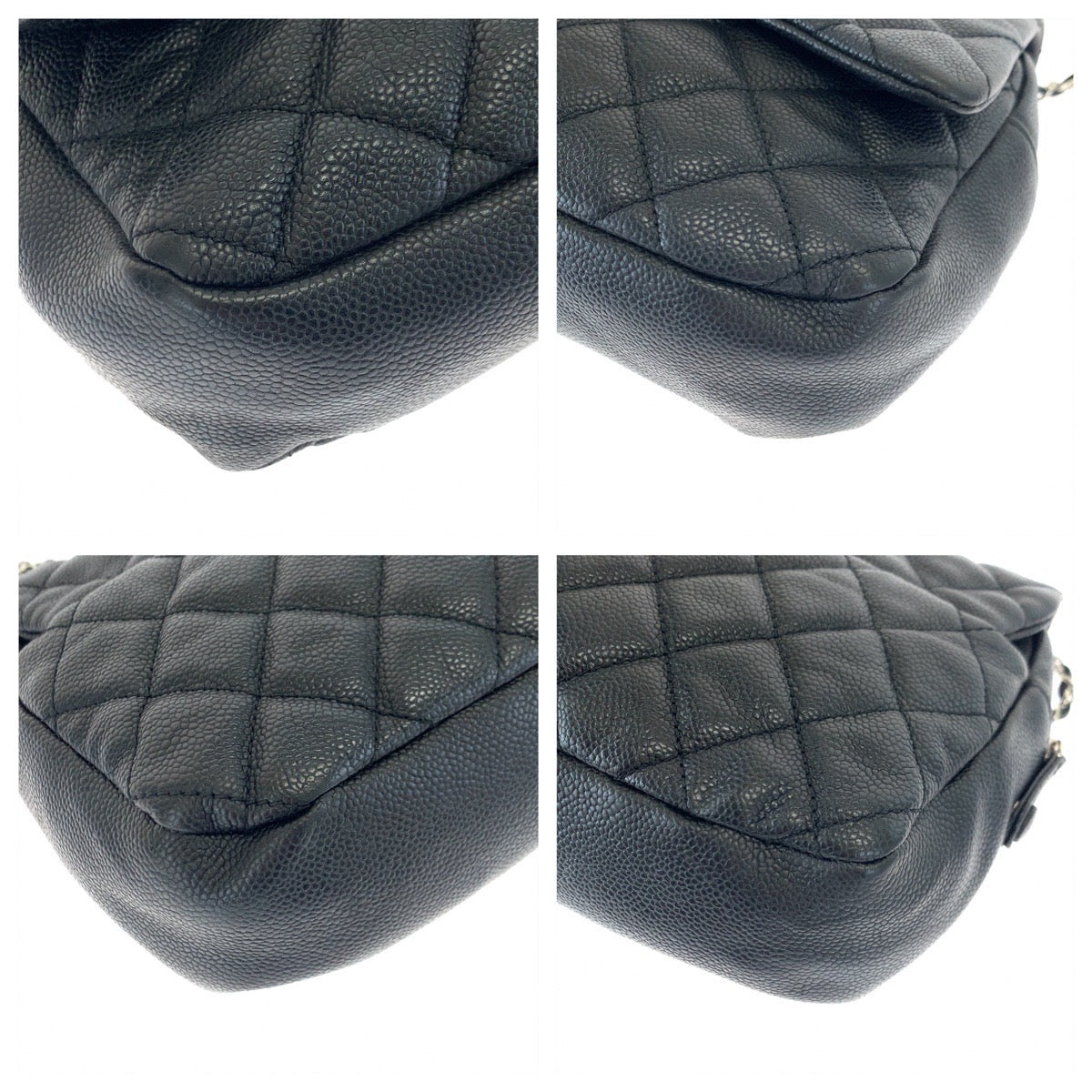 H-00618
CHANEL シャネル マトラッセ ココマーク ターンロック ブラック 黒 シルバー金具 キャビアスキン 1794**** ショルダーバッグ 斜め掛け 肩掛け 2way  レディース