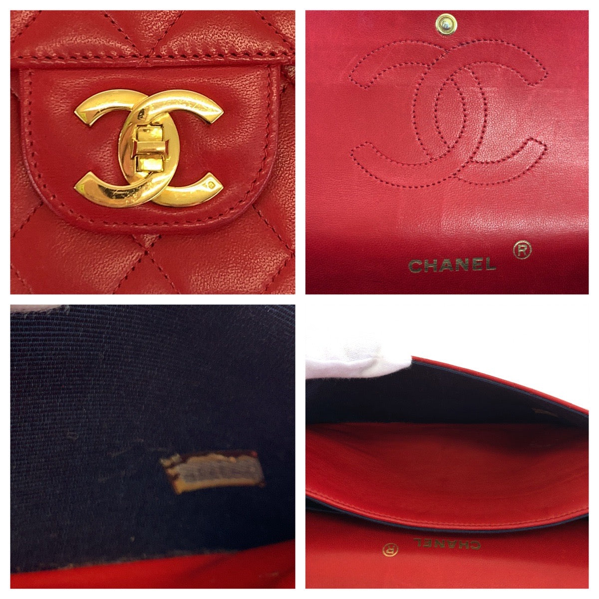 12546
CHANEL シャネル マトラッセ Wフラップ ストレートフラップ ココマーク ターンロック レッド 赤 ゴールド金具 ラムスキン ショルダーバッグ ハンドバッグ 2way  レディース