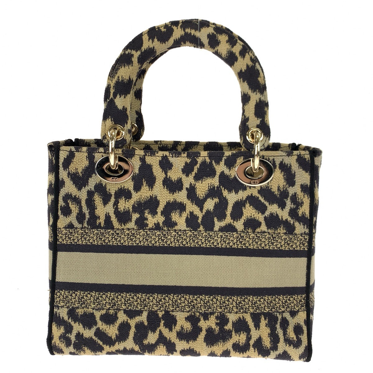 H-00630
Dior ディオール レディ ディライト ミディアム レオパード柄 ブラウン 茶 ゴールド金具 キャンバス M0565ORHM トートバッグ ハンドバッグ 2way  レディース