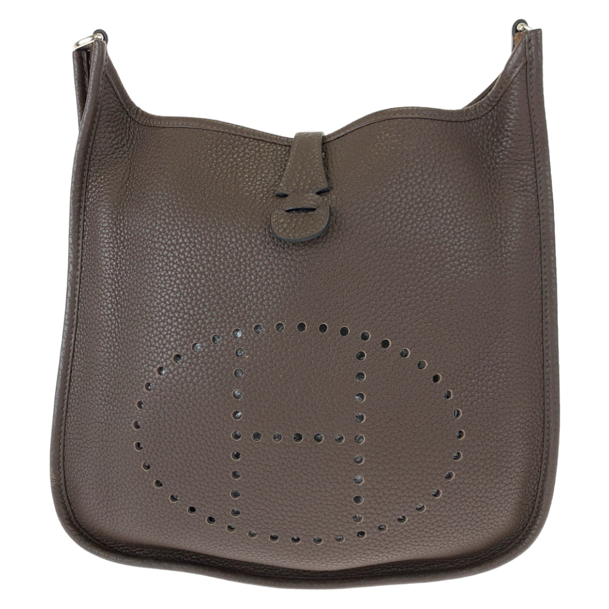 HERMES エルメス エブリン3 PM エヴリン ショコラ ブラウン 茶 シルバー金具 レザー / トリヨンクレマンス ショルダーバッグ 斜め掛け  レディース