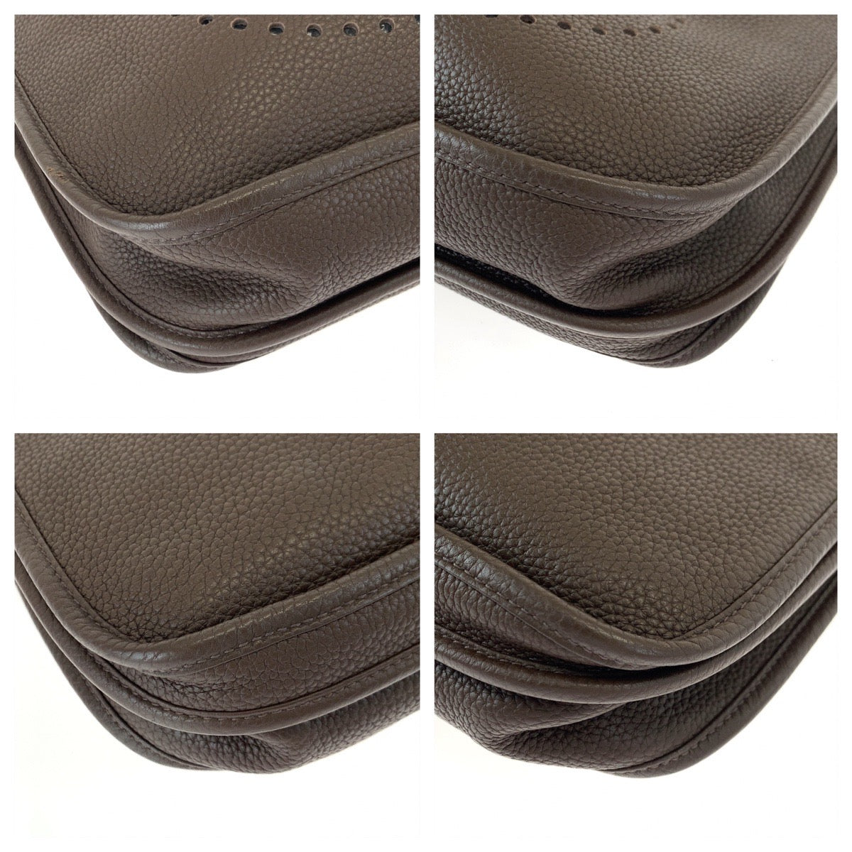 HERMES エルメス エブリン3 PM エヴリン ショコラ ブラウン 茶 シルバー金具 レザー / トリヨンクレマンス ショルダーバッグ 斜め掛け  レディース