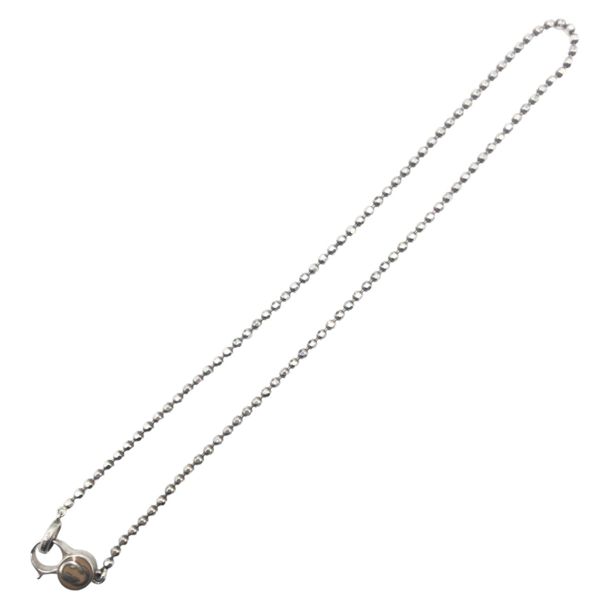 GUCCI グッチ GGロゴ インターロッキング フックモチーフ 男女兼用 シルバー 銀 シルバー金具 SV925 シルバー ネックレス ペンダント  レディース