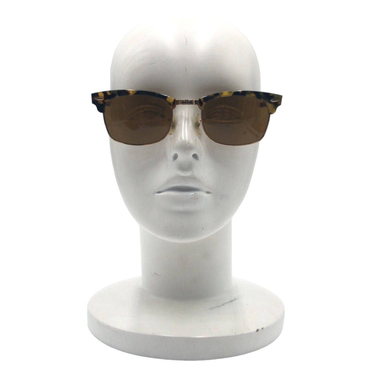 10443
 
Ray-Ban Vintage B&amp;L RAY-BAN USA Clubmaster Square Unisex Marble Brown Gold Plastic/Metal W1483 WUAW Sunglasses Square Men's