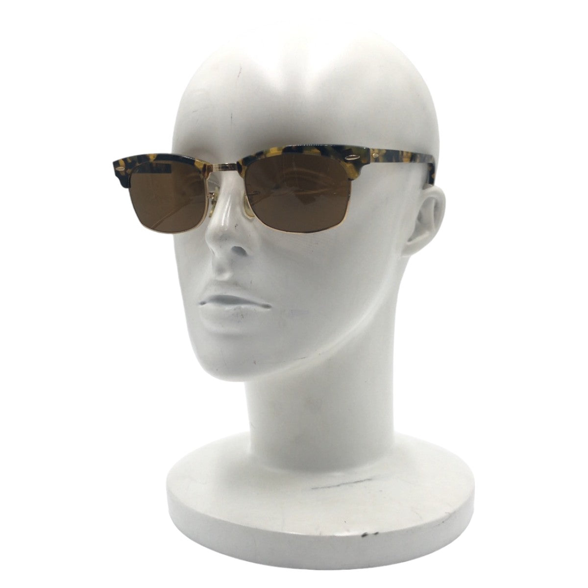 10443
 
Ray-Ban Vintage B&amp;L RAY-BAN USA Clubmaster Square Unisex Marble Brown Gold Plastic/Metal W1483 WUAW Sunglasses Square Men's