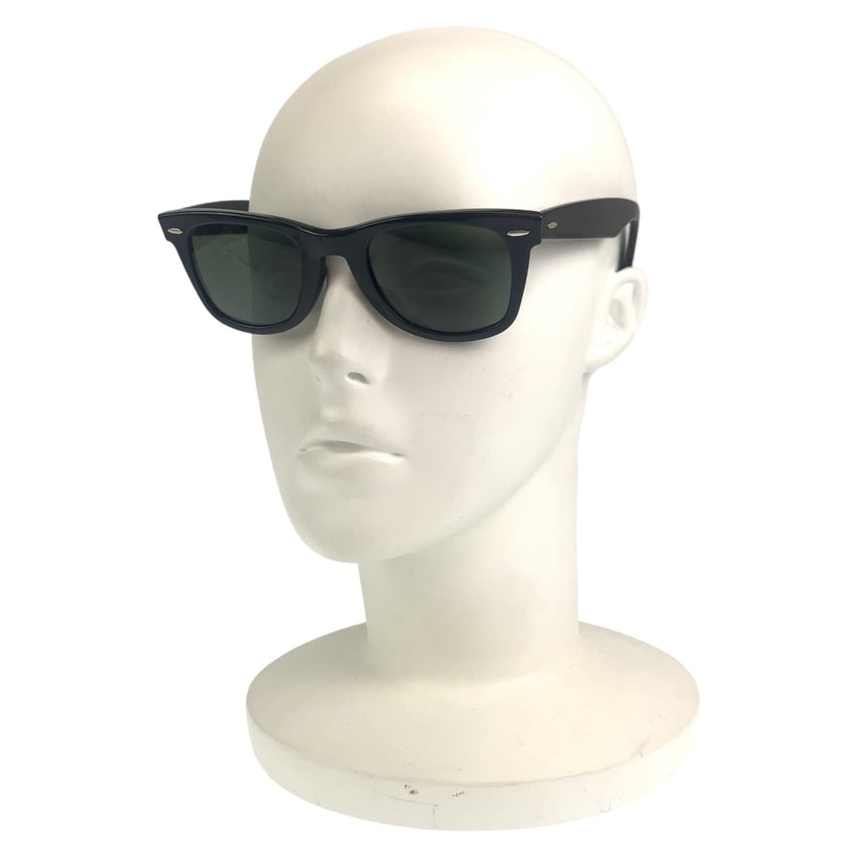 Ray-Ban Vintage B&amp;L Wayfarer Black Plastic B&amp;L5024 Sunglasses Wellington Men's