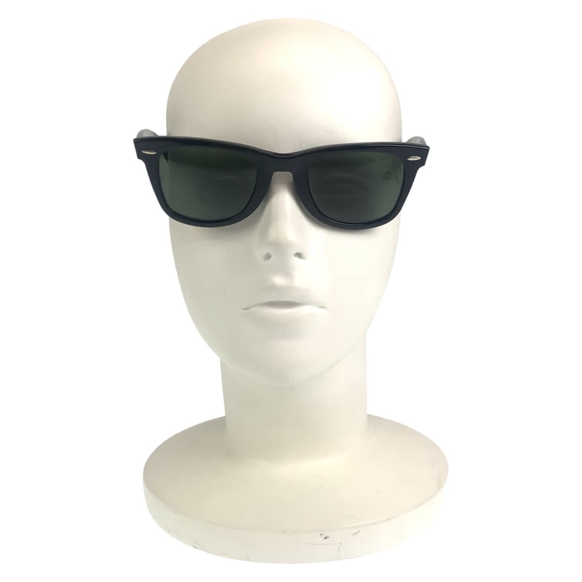 Ray-Ban Vintage B&amp;L Wayfarer Black Plastic B&amp;L5024 Sunglasses Wellington Men's