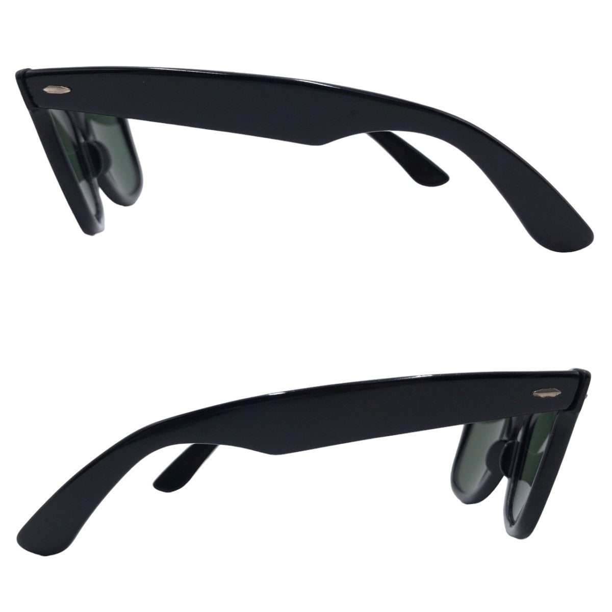 Ray-Ban B&amp;L RAY-BAN USA Wayfarer Unisex Black Plastic B&amp;L5022 Sunglasses Wellington Men's