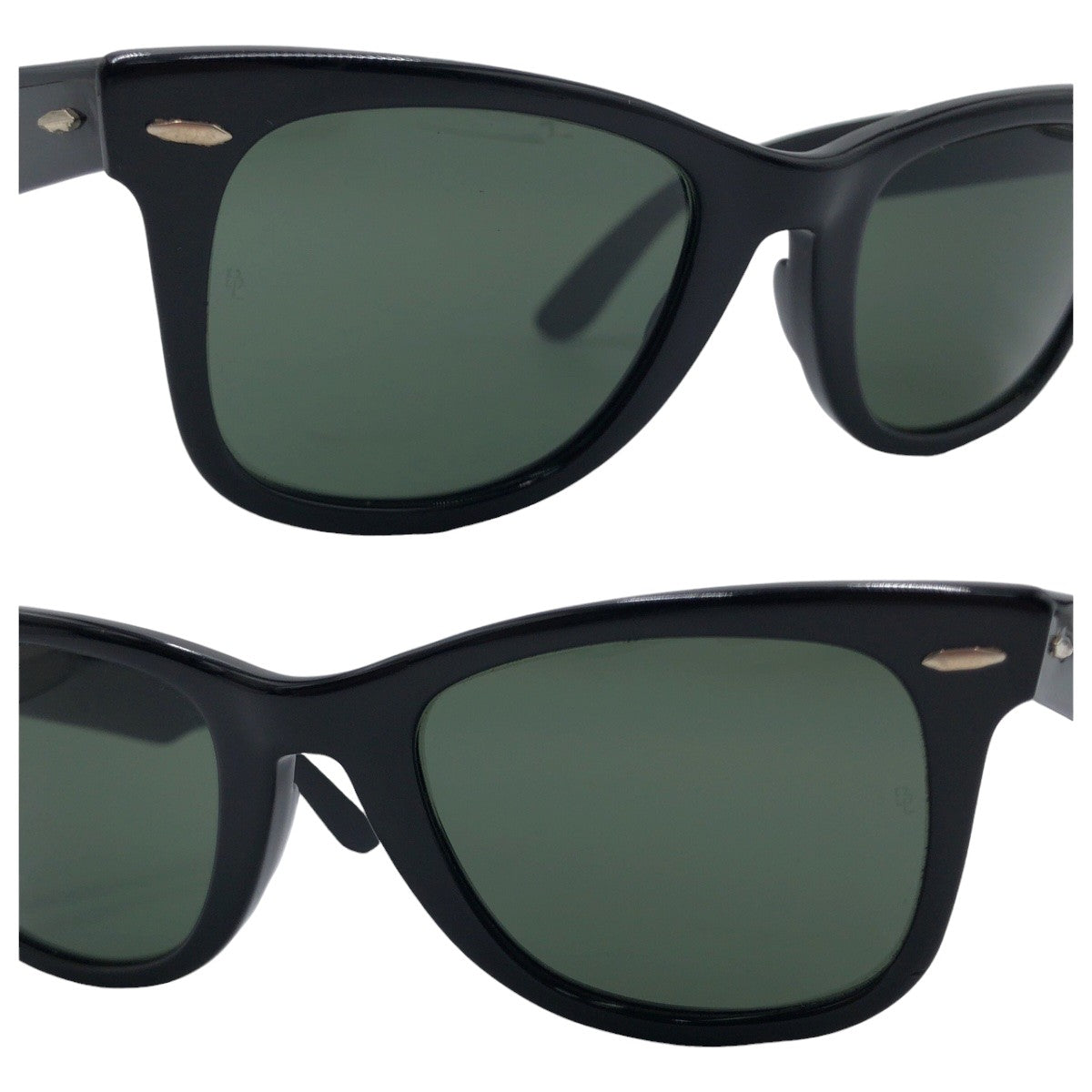 Ray-Ban B&amp;L RAY-BAN USA Wayfarer Unisex Black Plastic B&amp;L5022 Sunglasses Wellington Men's