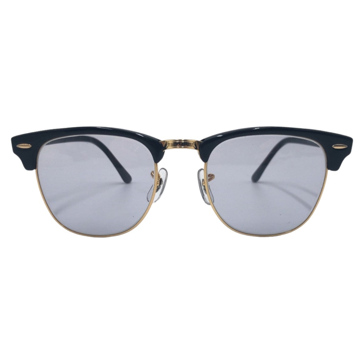 Ray-Ban Clubmaster Unisex Black Gold Plastic/Metal RB3016 W0365 51◻︎21 145 3N Sunglasses Wellington Men's