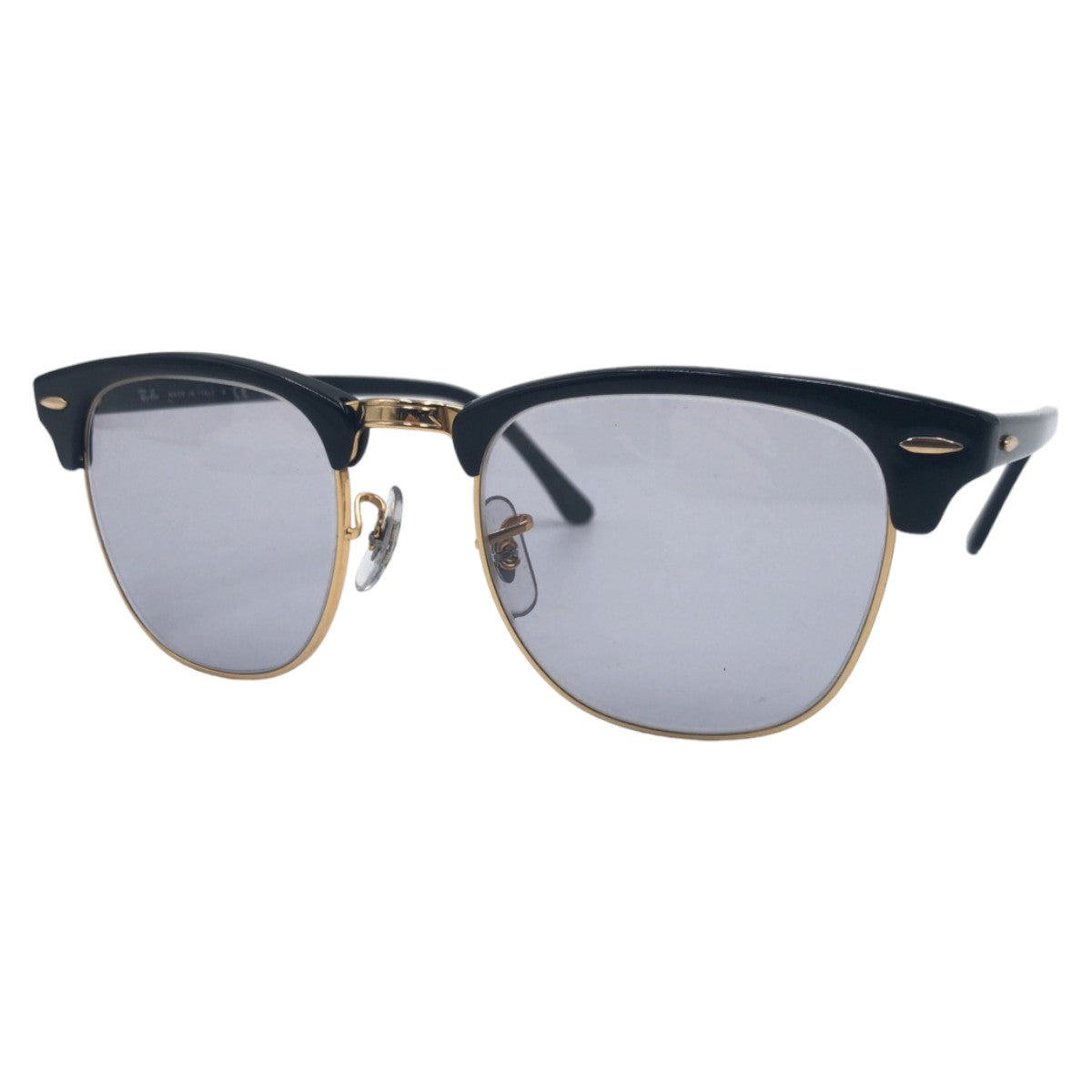 Ray-Ban Clubmaster Unisex Black Gold Plastic/Metal RB3016 W0365 51◻︎21 145 3N Sunglasses Wellington Men's