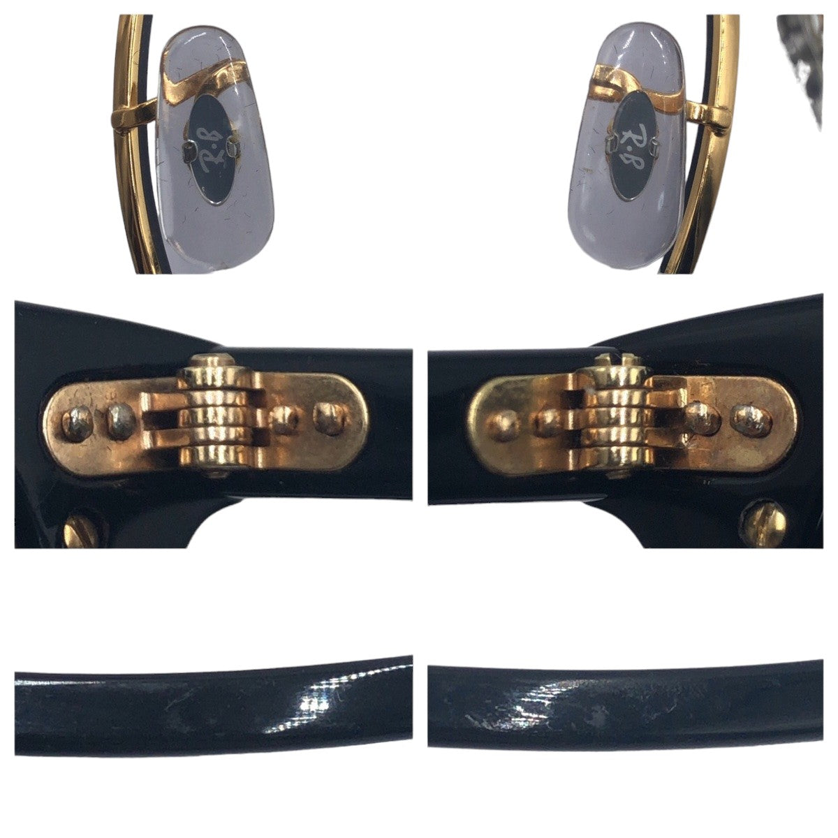 Ray-Ban Clubmaster Unisex Black Gold Plastic/Metal RB3016 W0365 51◻︎21 145 3N Sunglasses Wellington Men's