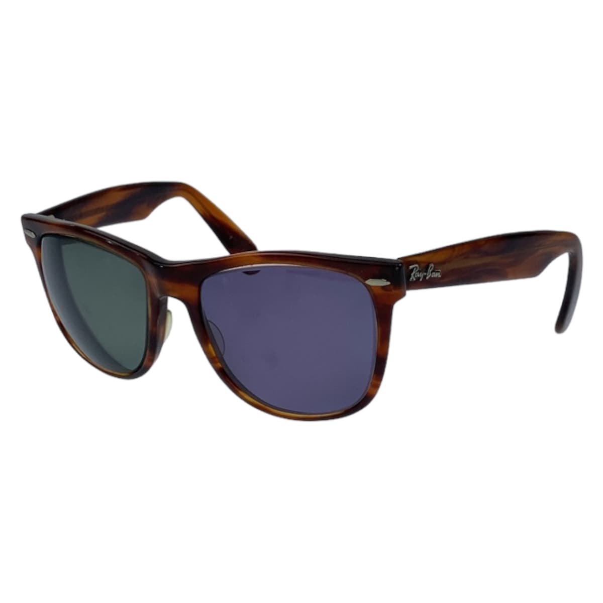 Ray-Ban B&amp;L RAY-BAN USA Brown Plastic Sunglasses with prescription Wellington for men