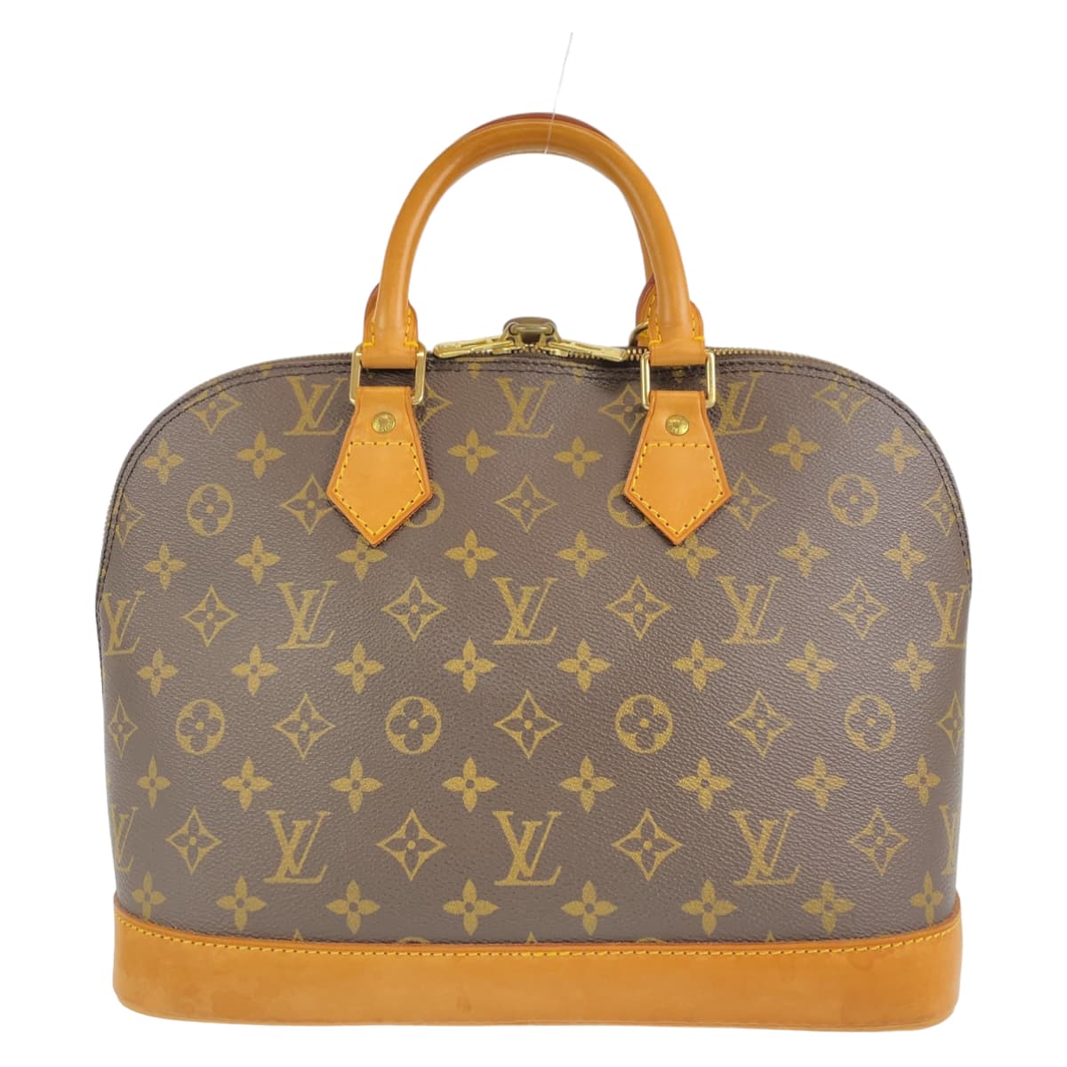 LOUIS VUITTON ルイヴィトン モノグラム アルマ PM ブラウン 茶 PVC / レザー M51130 ハンドバッグ トートバッグ  レディース