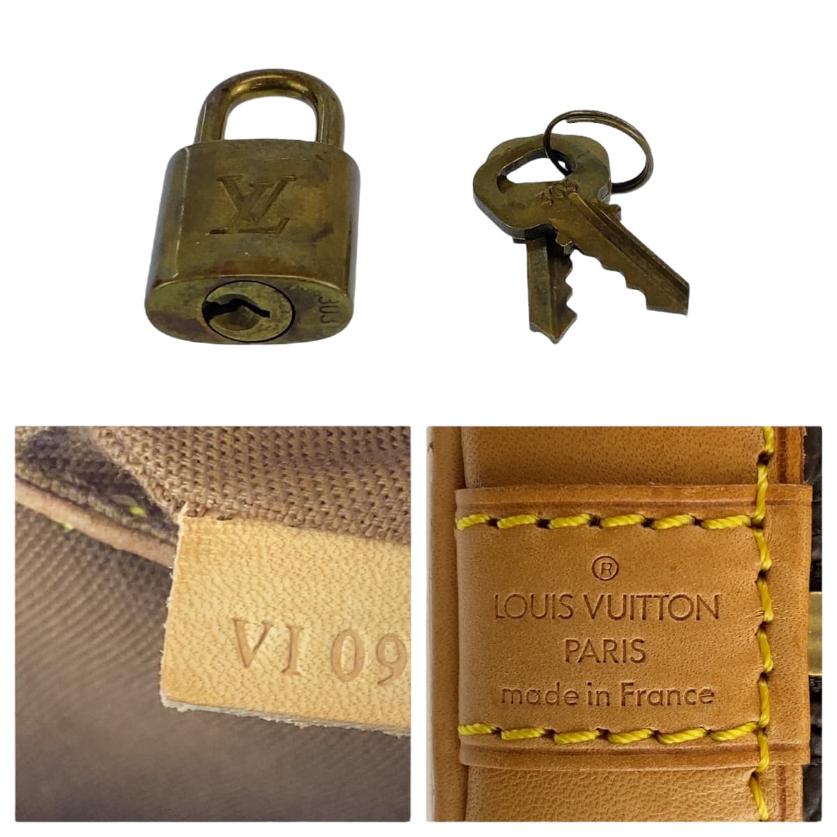 LOUIS VUITTON ルイヴィトン モノグラム アルマ PM ブラウン 茶 PVC / レザー M51130 ハンドバッグ トートバッグ  レディース