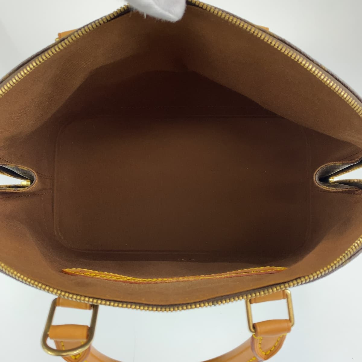 LOUIS VUITTON ルイヴィトン モノグラム アルマ PM ブラウン 茶 PVC / レザー M51130 ハンドバッグ トートバッグ  レディース
