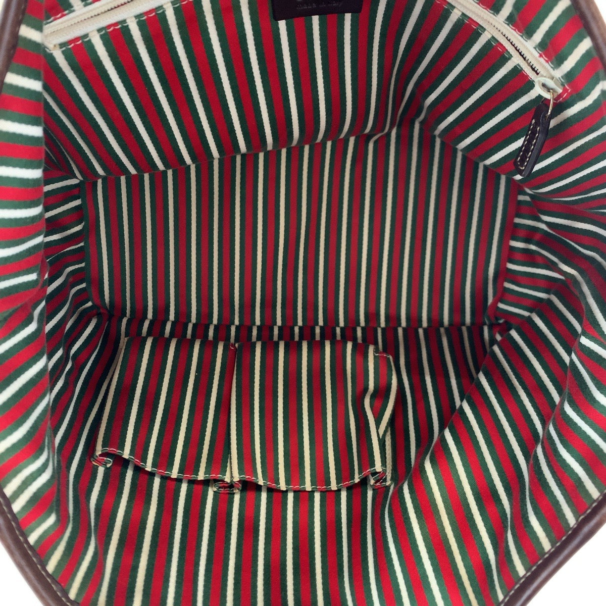 GUCCI グッチ インターロッキングG ニューブリット ブラウン 茶 ベージュ GGキャンバス 169946 トートバッグ ハンドバッグ  レディース