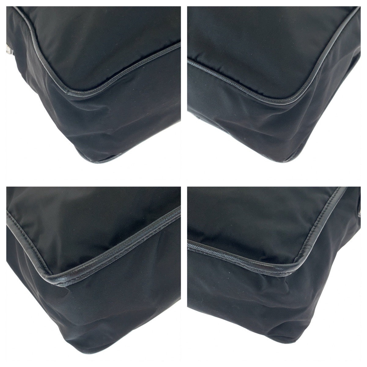 10464
 PRADA Tessuto Triangle Logo Plate Black Silver Hardware Nylon VA0339 Crossbody Shoulder Bag Messenger Bag for Women