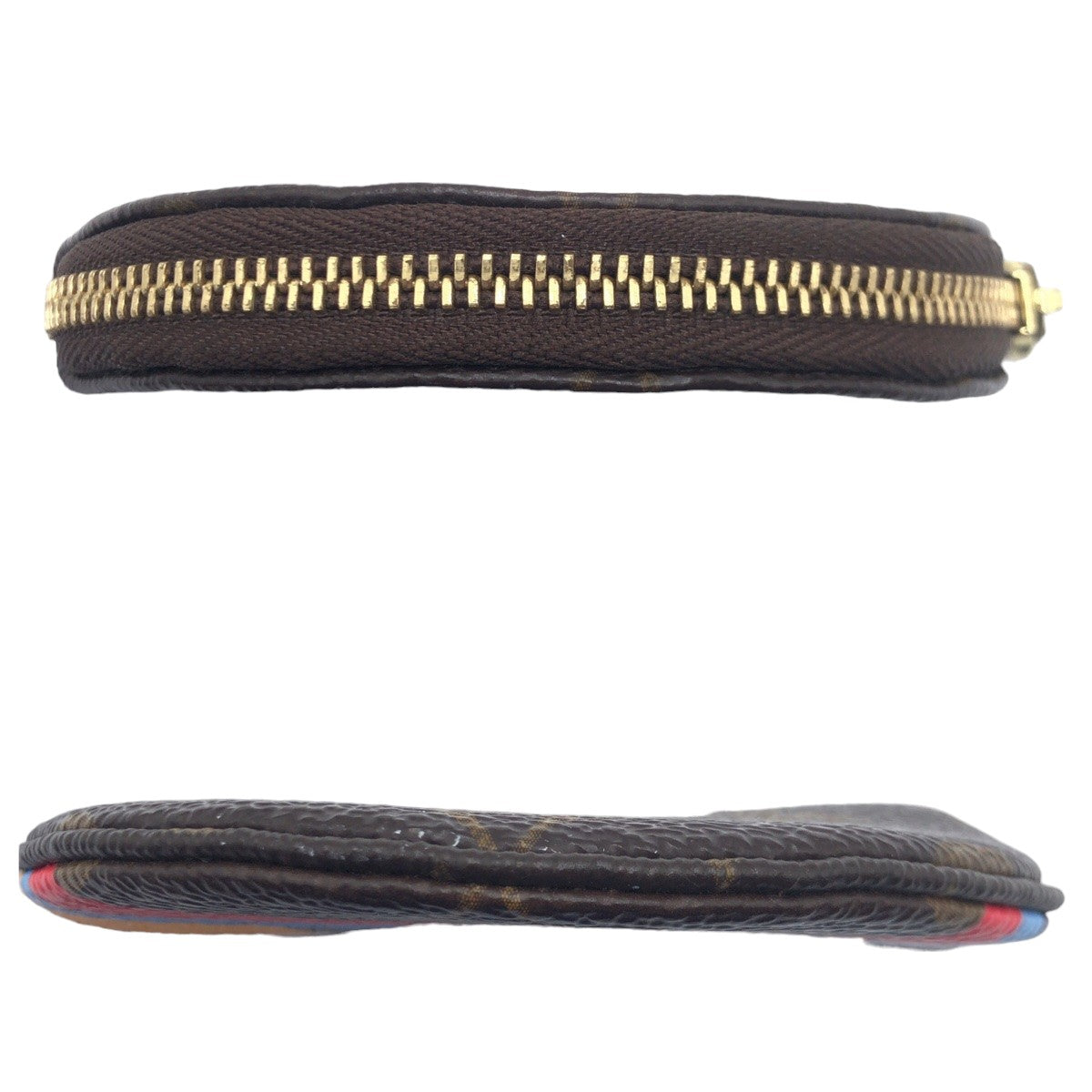 10468
 LOUIS VUITTON Louis Vuitton Monogram Porte Monnaie Long Brown Gold Hardware PVC M62142 Coin Case Purse for Women