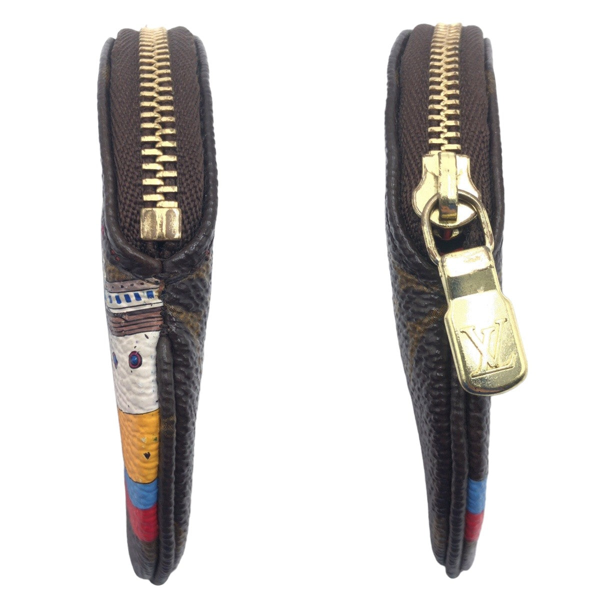 10468
 LOUIS VUITTON Louis Vuitton Monogram Porte Monnaie Long Brown Gold Hardware PVC M62142 Coin Case Purse for Women