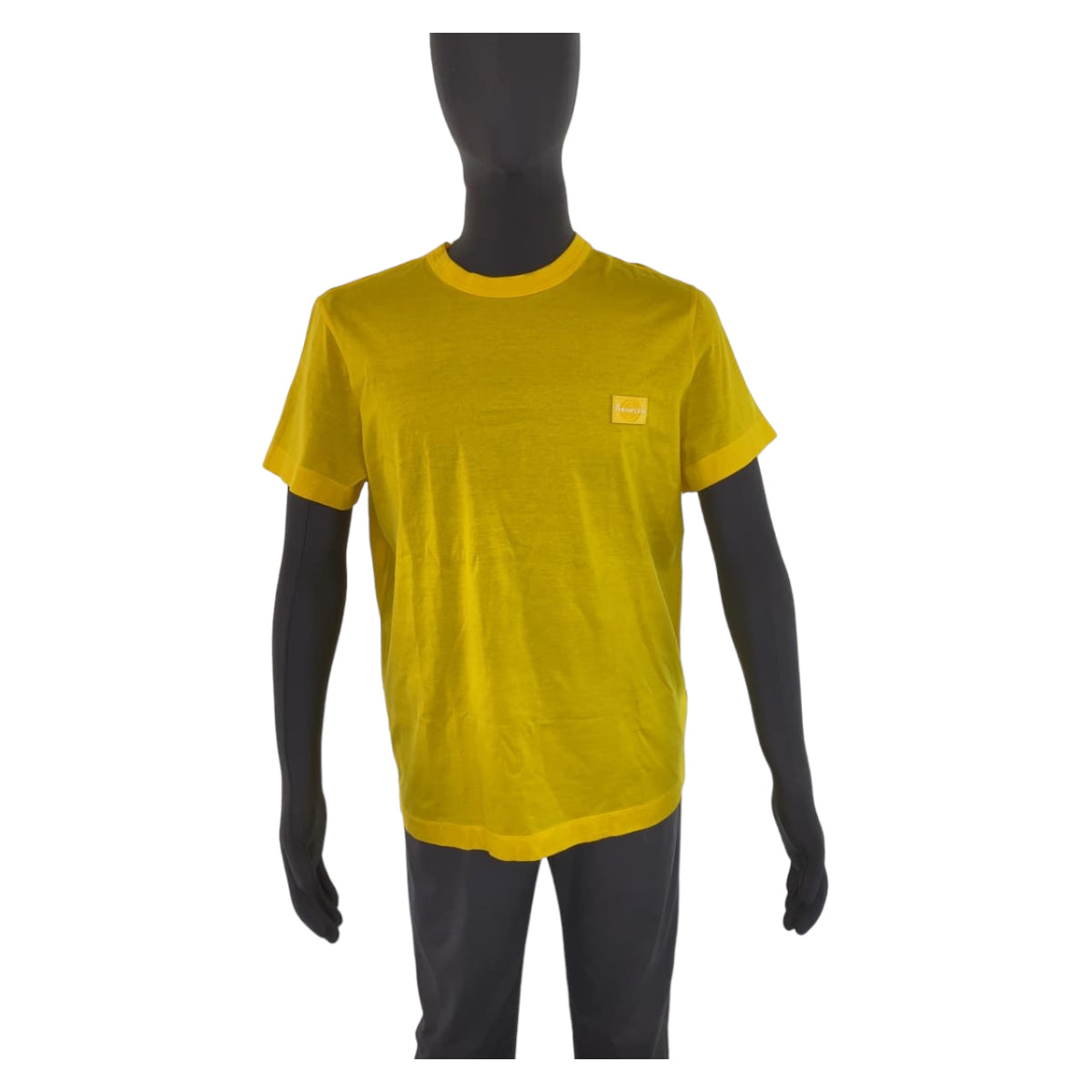 MONCLER Moncler Size L Yellow Cotton U-neck One point embroidery Men's