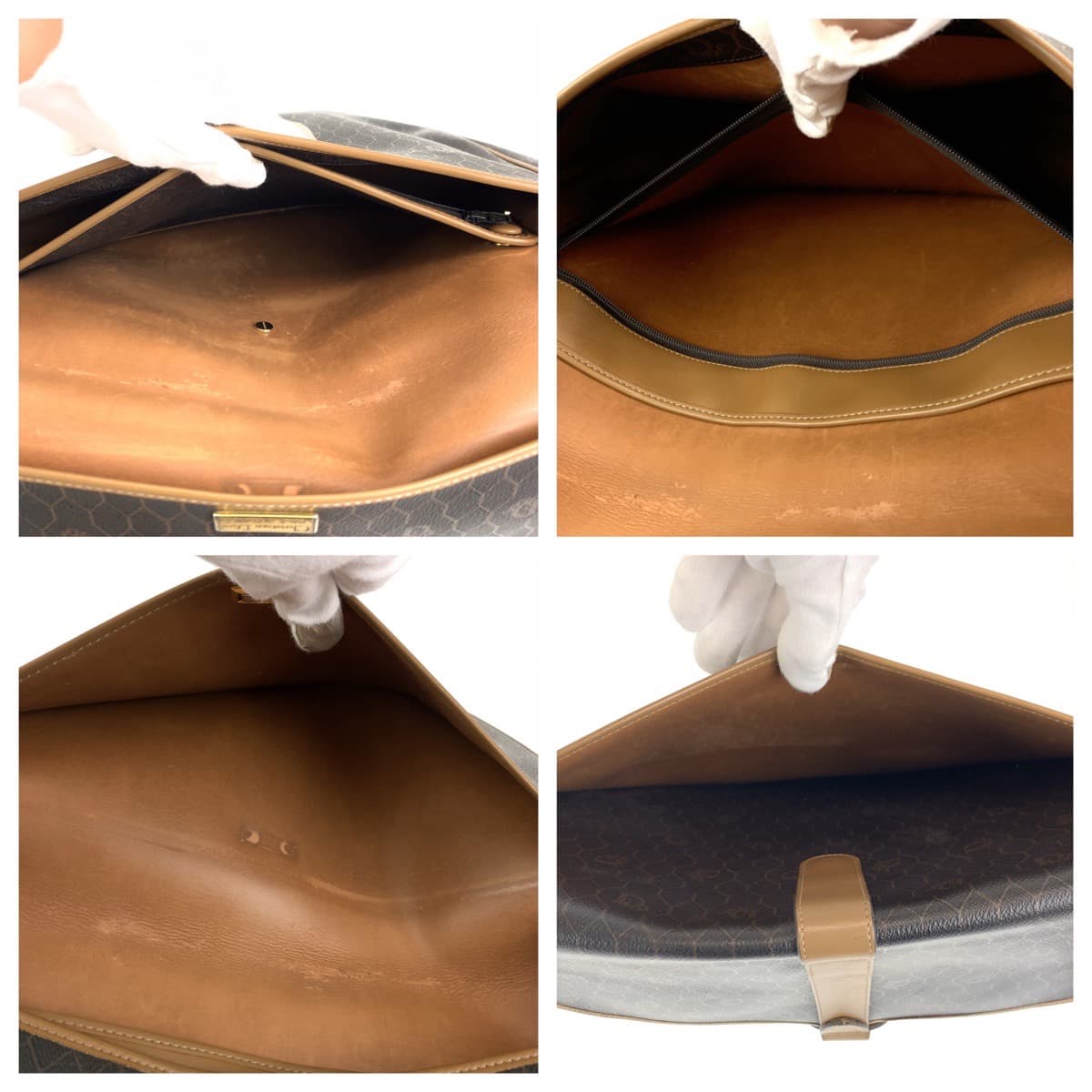 10475
 
Dior Vintage Honeycomb Pattern Brown Gold Hardware Leather Crossbody Shoulder Bag Pochette for Women