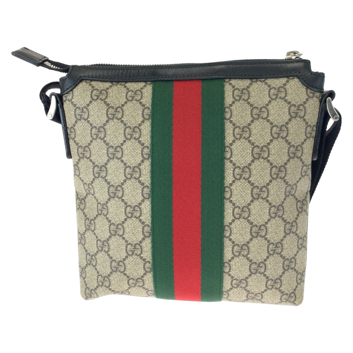 GUCCI グッチ シェリーライン ベージュ ブラウン 茶 GGスプリームキャンバス 471454 ショルダーバッグ 斜め掛け  レディース