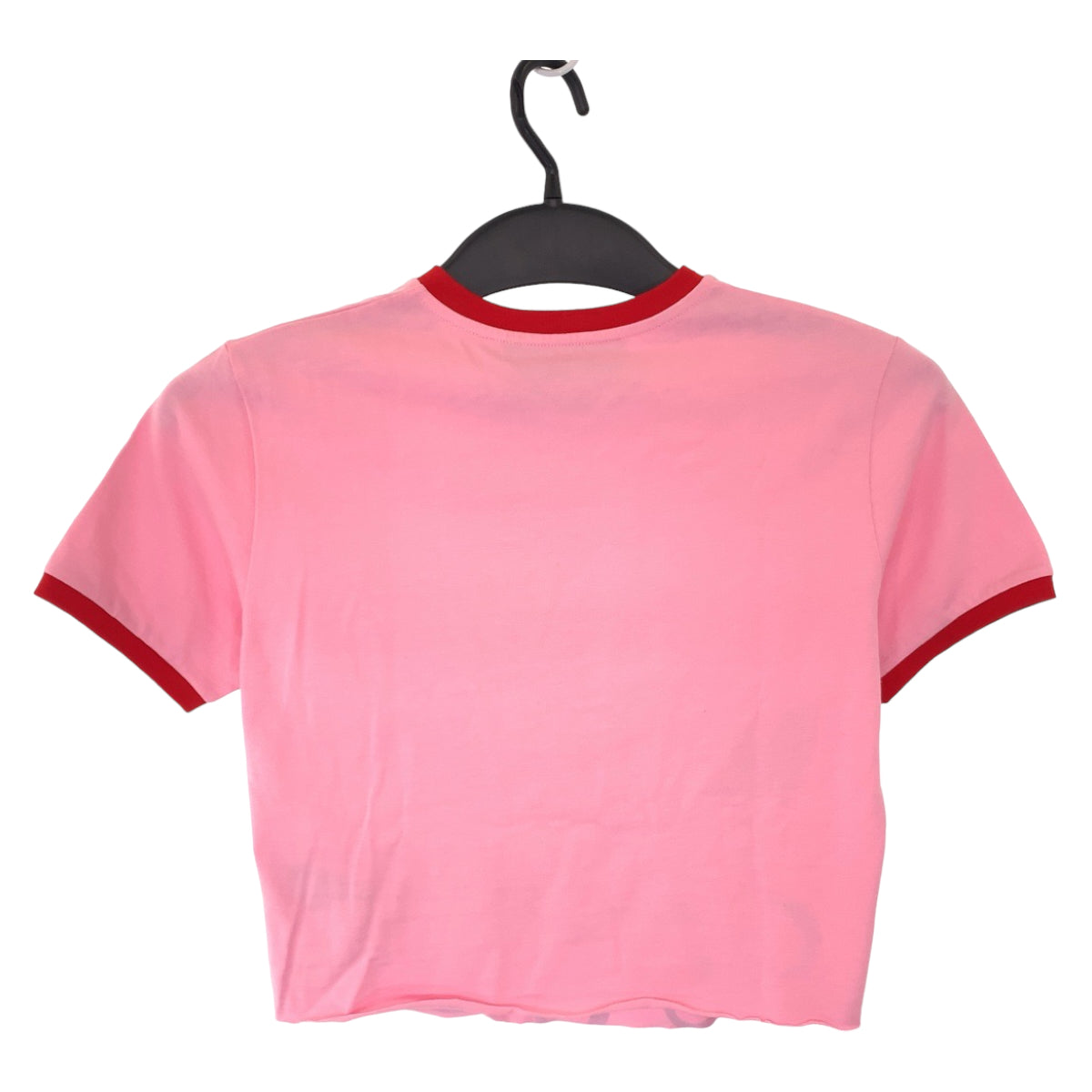 H-00638
GUCCI グッチ GUCCI × adidas 22SS サイズXS ショート丈 ピンク レッド 赤 コットン 693637 半袖Tシャツ クロップド  レディース