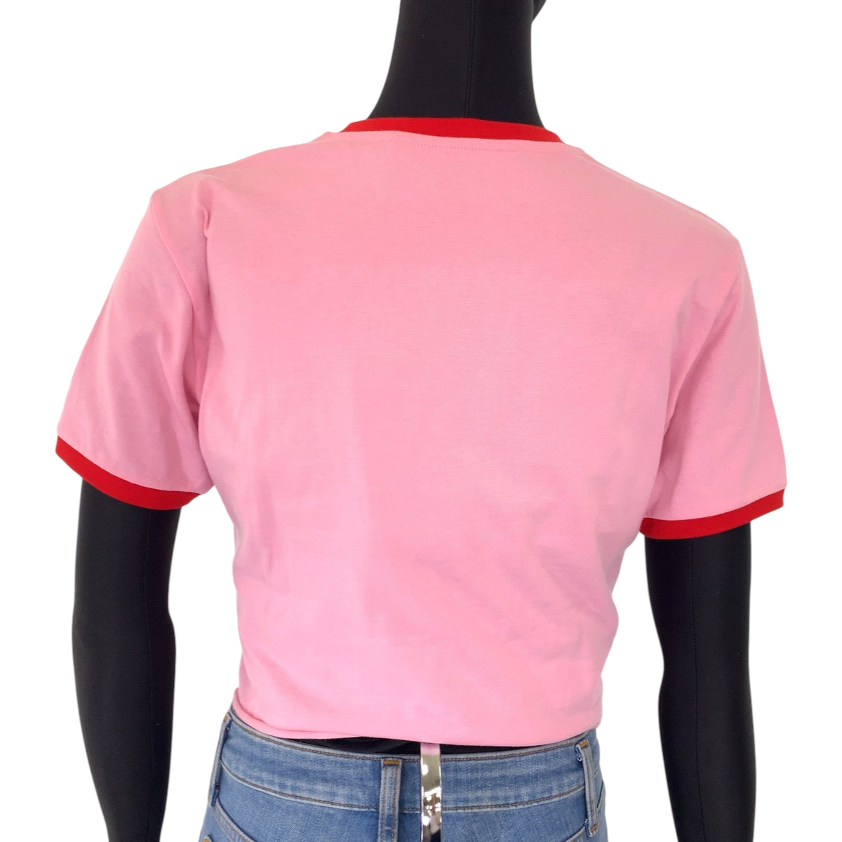 H-00638
GUCCI グッチ GUCCI × adidas 22SS サイズXS ショート丈 ピンク レッド 赤 コットン 693637 半袖Tシャツ クロップド  レディース