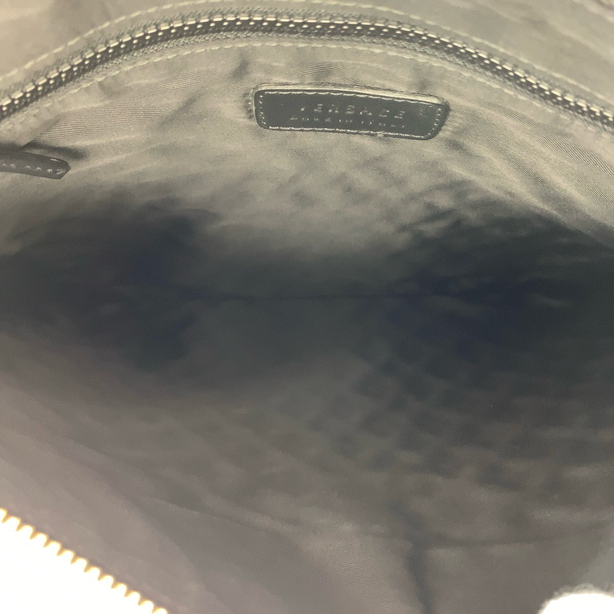 VERSACE Medusa black gold hardware leather clutch bag for men